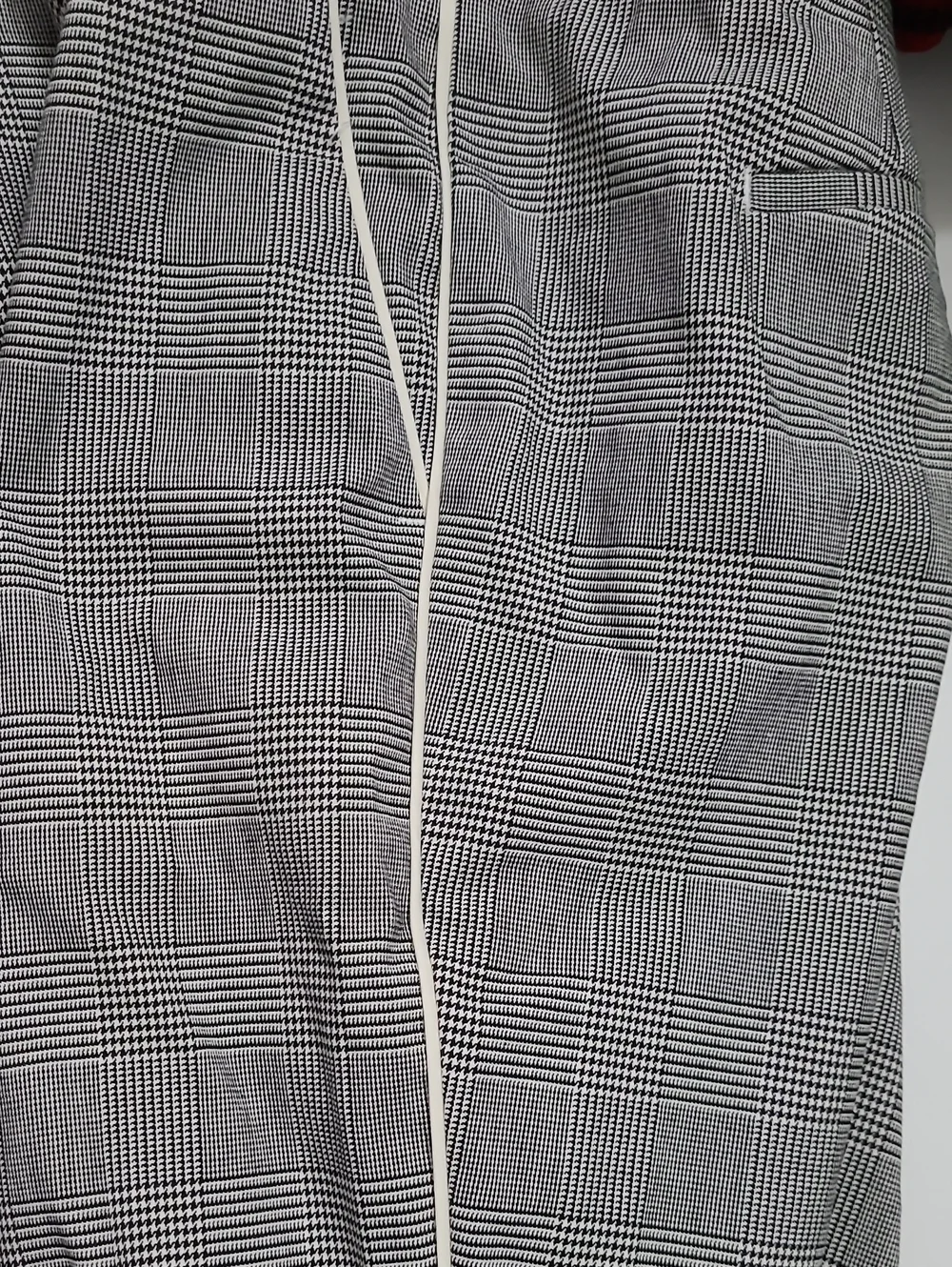 Talbots Black & White Plaid Southampton Straight Leg Pants Size 12